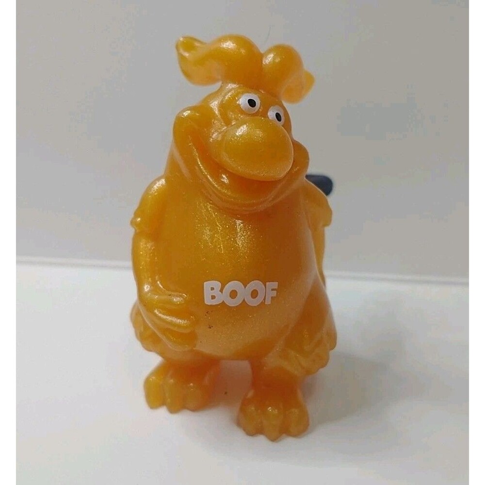 Yowie Orange Gold Boof World Monster PVC Toy Figures 2” Baby Animal Boof